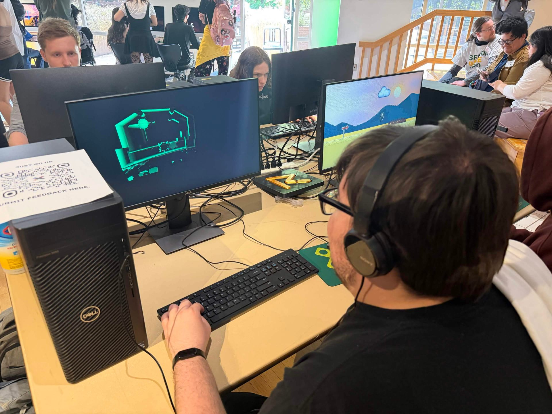 Ripple shown at the showcase — sonar pulse view in action.