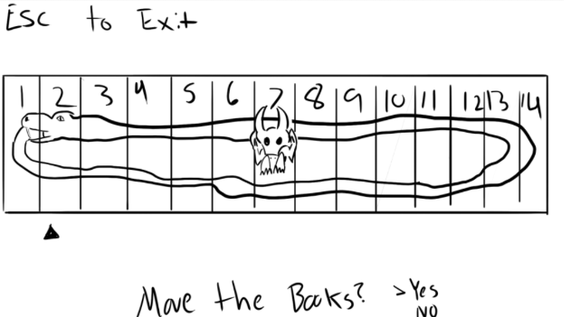 Snake row puzzle